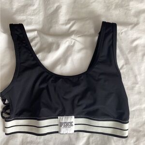 PINK Victoria's Secret Black Sports Bra